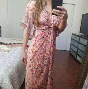 Wrapp maxi dress floral print by lovestitch